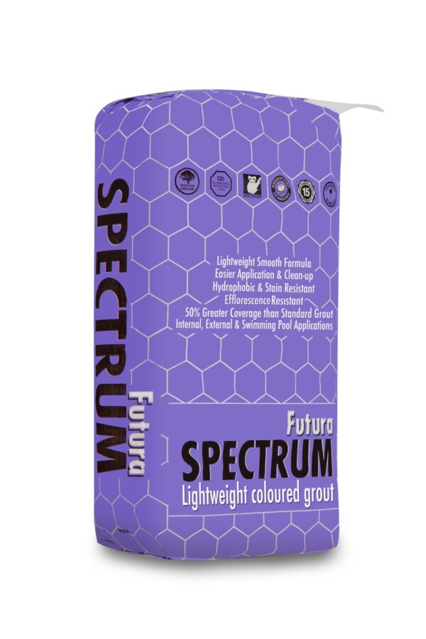 Lightweight Coloured Grout Spectrum Futura